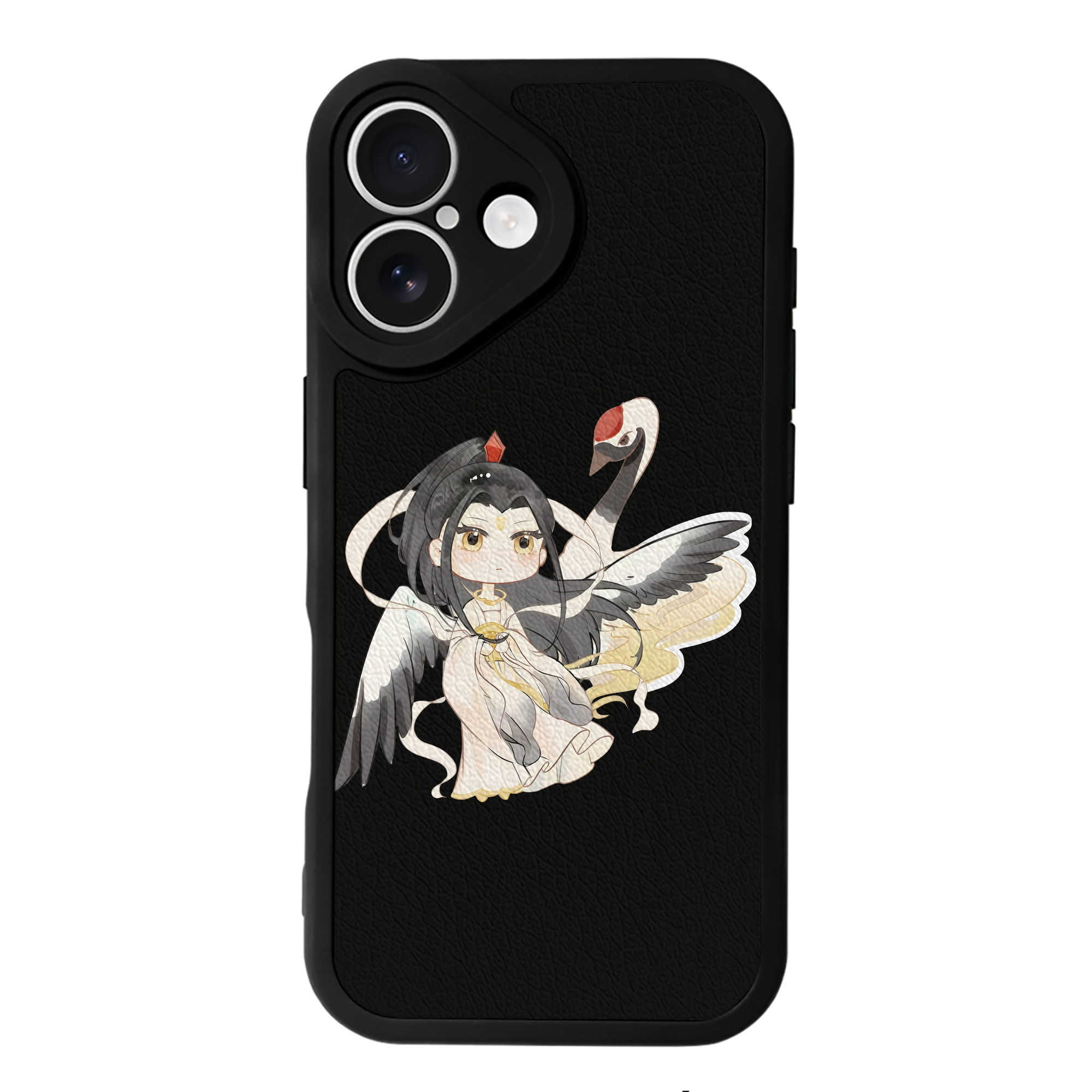 （画像用） Ne Zha 2 ナタ 魔童の大暴れ 【iPhone 16シリーズ対応】シリコンスマホケース（レザー調） 材質：シリコン